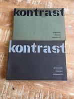2 x Kontrast : plastisch literair tijdschrift 1961, Ophalen of Verzenden, Gelezen, Schilder- en Tekenkunst