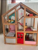 Poppenhuis in hout, Verzamelen, Ophalen, Gebruikt, Poppenhuis