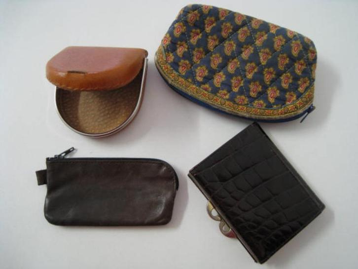 Set van 4 portemonnees, Handtassen en Accessoires, Tassen | Damestassen, Ophalen