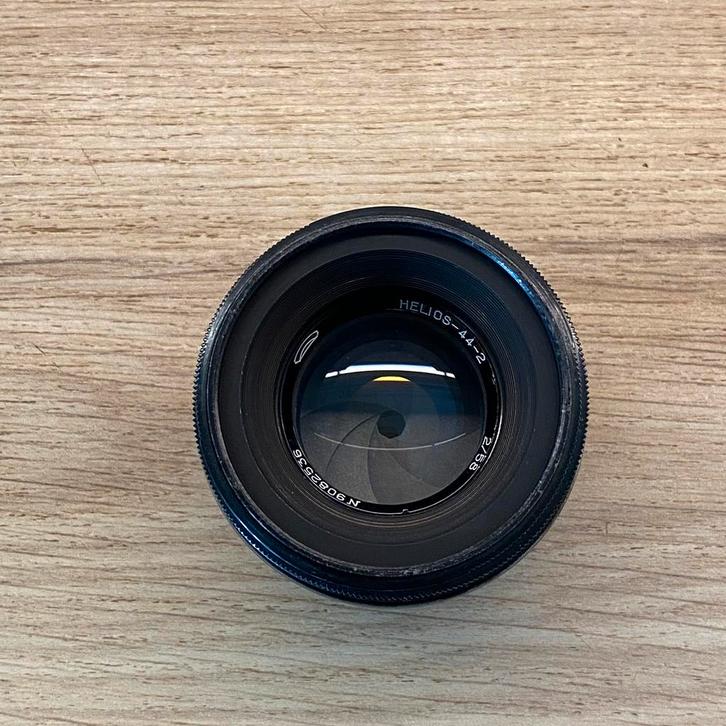 Helios 44-2, 58 mm f2, Zebra, Audio, Tv en Foto, Fotocamera's Analoog, Gebruikt, Spiegelreflex, Ophalen of Verzenden