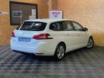 Peugeot 308 SW 1.5 BlueHDi 130cv (bj 2019), Auto's, Stof, Gebruikt, 4 cilinders, Wit