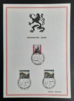 Belgique : COB 1480/81 (●) Pour le tourisme 1968., Timbres & Monnaies, Timbres | Europe | Belgique, Enlèvement ou Envoi, Affranchi