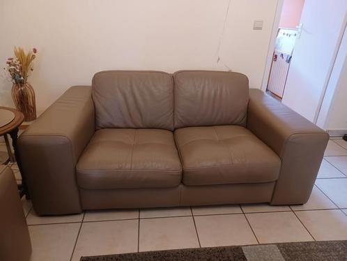 Canapé, Huis en Inrichting, Zetels | Complete zithoeken, Gebruikt, Leer, Ophalen