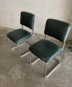 Sledestoel, Vintage Gispen kantoorstoel  1980's, Ophalen, Gebruikt, Twee, Overige kleuren