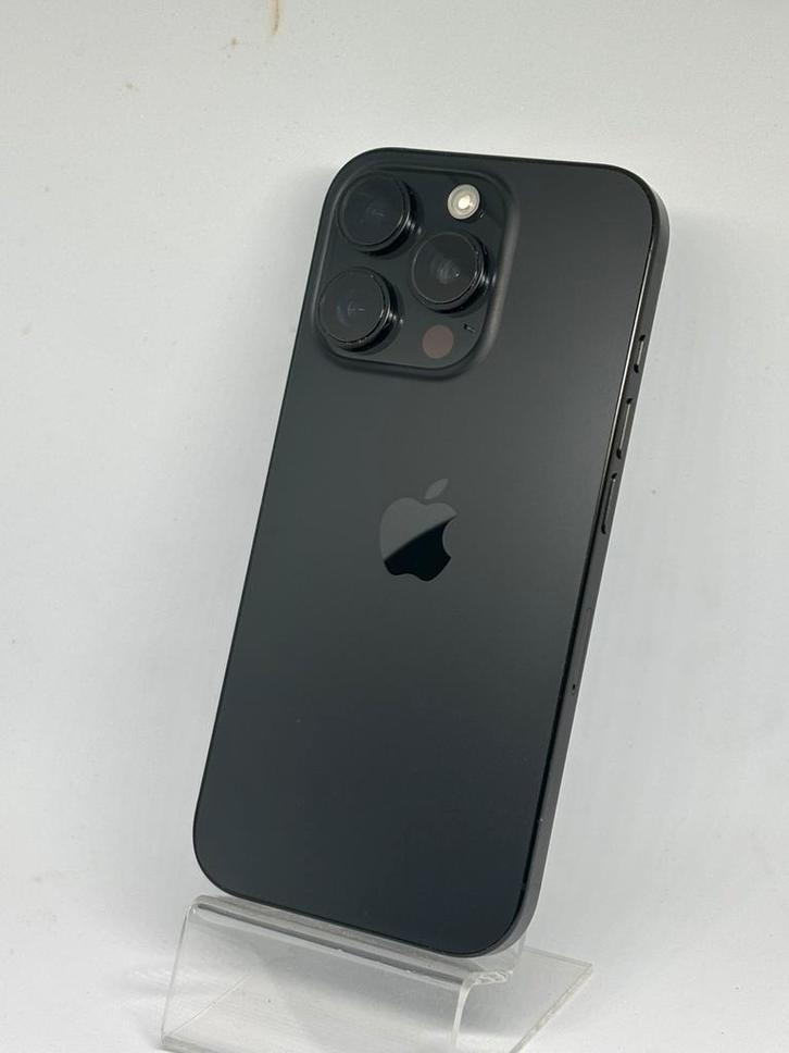 iPhone 16 Pro noir 128Gb comme neuf, Télécoms, Téléphonie mobile | Housses, Coques & Façades | Apple iPhone, Comme neuf, Enlèvement