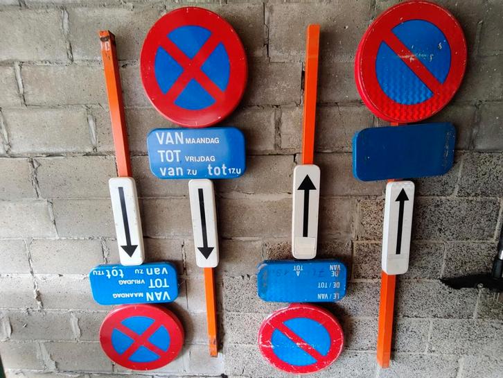 Te huur: parkeerverbod borden E1 of E3, Doe-het-zelf en Bouw, Platen en Panelen, Ophalen