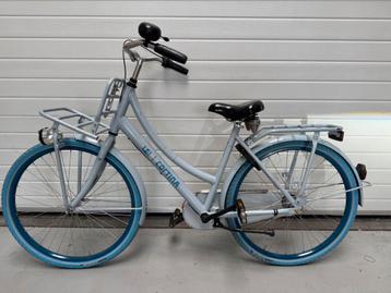 Een zeer nette Cortina u4 24 inch transportfiets blauwe beschikbaar voor biedingen
