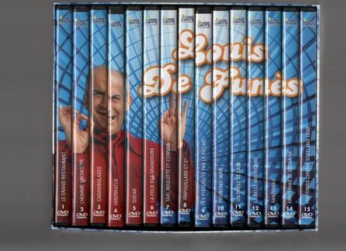 BOX LOUIS DE FUNES - 15 FILMS - als nieuw., Cd's en Dvd's, Dvd's | Komedie, Zo goed als nieuw, Boxset, Ophalen