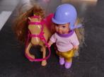Petite poupée Barbie avec frange, Comme neuf, Enlèvement ou Envoi, Barbie