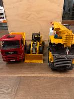 Bruder set met bulldozer, kraan en truck, Ophalen, Zo goed als nieuw