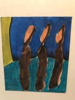 Origineel werk van Loes de Haan - acryl en olie, Antiek en Kunst, Ophalen