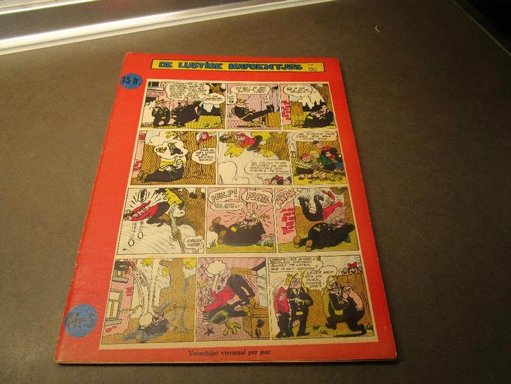 LAATSTE DAG:  De lustige kapoentjes - 5 - 1e druk uit 1958, Livres, BD, Utilisé, Une BD, Enlèvement ou Envoi