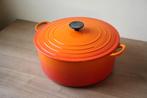 Le creuset gietijzeren stoofpot 30 cm, Kookpan of Snelkookpan, Gebruikt, Gietijzer, Ophalen of Verzenden