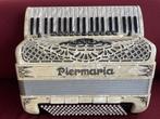 Italiaanse Piermaria 414 accordeon . 4 korig . Musette .Mooi, Muziek en Instrumenten, Accordeons, Zo goed als nieuw, 120-bas, Met riemen