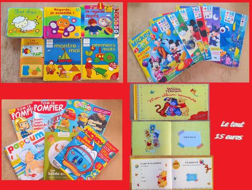 lot de livre pour enfants et bébés, Boeken, Kinderboeken | Baby's en Peuters, Gelezen, 2 tot 3 jaar, Uitklap-, Voel- of Ontdekboek