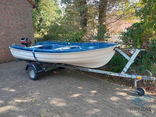 Vissersboot / visboot / Twister 365 (quicksilver) / Mercury, Watersport en Boten, Vis- en Consoleboten, Gebruikt, Tot 10 pk, Benzine