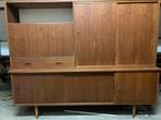 Vintage Mid Century highboard buffetkast, Huis en Inrichting, Kasten | Wandmeubels, Ophalen, Gebruikt