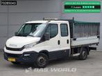 Iveco Daily 35S11 Open Laadbak met Kist Dubbel Cabine 3,5t T, Auto's, Bestelwagens en Lichte vracht, Stof, Gebruikt, Iveco, Bedrijf