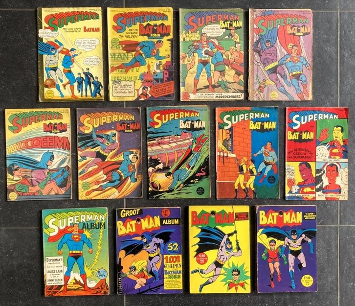 Superman en Batman comics - 13 stuks, Boeken, Strips | Comics, Gelezen, Meerdere comics, Europa, Ophalen of Verzenden