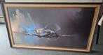 Spitfire print door kunstschilder Barrie A.F. Clark, Ophalen of Verzenden, Luchtmacht, Kunstobject