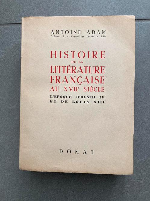 Histoire de la littérature française au XVII siècle, Livres, Littérature, Enlèvement ou Envoi