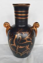 Vase animalier Art Déco Charles Catteau BOCH., Enlèvement ou Envoi