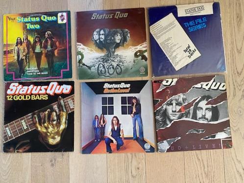 Een lot van 4 lp's en 2 dubbel lp's van Status Quo, CD & DVD, Vinyles | Rock, Utilisé, Rock and Roll, 12 pouces, Enlèvement ou Envoi
