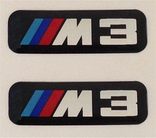 BMW M3 3D doming sticker set #5, Auto diversen, Autostickers, Verzenden