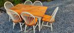 table avec 6 chaises, 100 à 150 cm, Cinq personnes ou plus, Comme neuf, Enlèvement
