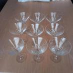 9 coupe/ champagneglazen, Verzamelen, Ophalen, Zo goed als nieuw