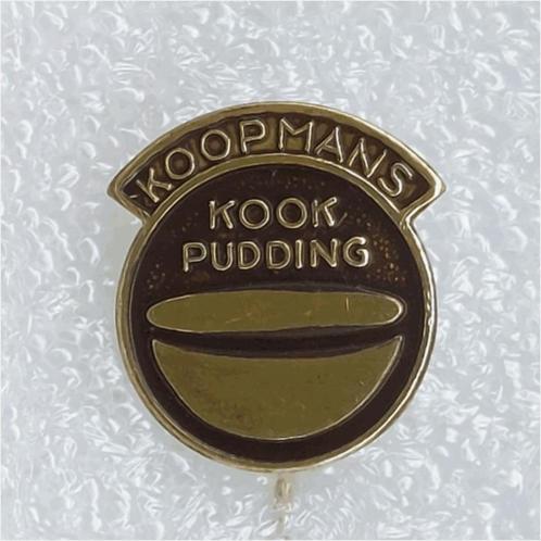 SP1456 Speldje Koopmans Kookpudding, Collections, Broches, Pins & Badges, Utilisé, Enlèvement ou Envoi
