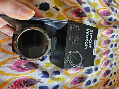 Walkerfit smartwatch noir sport, Handtassen en Accessoires, Smartwatches, Nieuw, Android, Zwart, Waterdicht, Ophalen