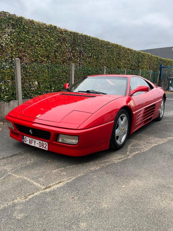 Ferrari 348 tb, Auto's, Ferrari, Bedrijf, Lederen bekleding, Benzine, Handgeschakeld, Rood, Beige, Leder, Achterwielaandrijving