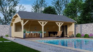 NIEUW Blokhut Wolfskap WKS2 beschikbaar voor biedingen