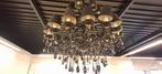Lustre noir élégant style baroque, Maison & Meubles, Enlèvement, Utilisé
