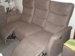 salon beige kleur, Huis en Inrichting, Ophalen, Zo goed als nieuw, Driepersoons, Rechte bank