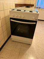 4-pits gasfornuis en oven, Elektronische apparatuur, Ophalen, Gebruikt, Minder dan 85 cm, Tussenbouw