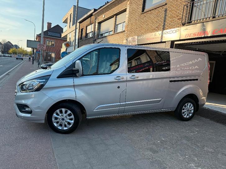 Ford Custom 2.0TDCI 170PK L2 Automatique 6Place*23760 Netto, Autos, Camionnettes & Utilitaires, Entreprise, Achat, ABS, Caméra de recul