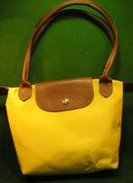 LONGCHAMPS VOUWTAS MAAT „S” GEEL, Handtassen en Accessoires, Tassen | Damestassen, Ophalen of Verzenden, Gebruikt, Geel, Handtas
