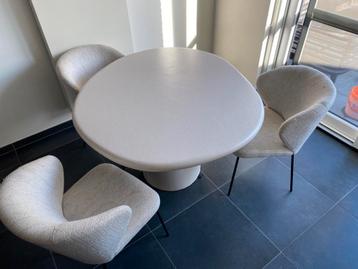 Mortex eettafel - organische vorm - topstaat! beschikbaar voor biedingen