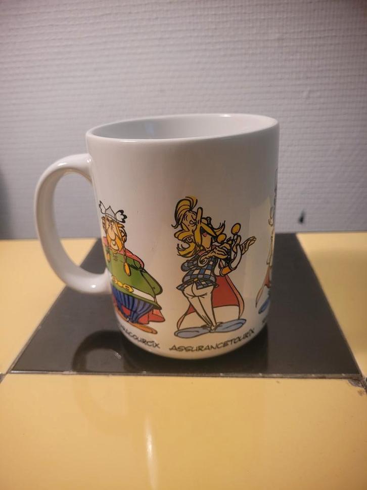 Mug Parc Asterix 1999, Collections, Personnages de BD, Utilisé, Ustensile, Astérix et Obélix, Enlèvement ou Envoi