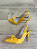 Slingback leren maat 35, Vêtements | Femmes, Chaussures, Zara, Chaussures à haut talons, Porté, Jaune