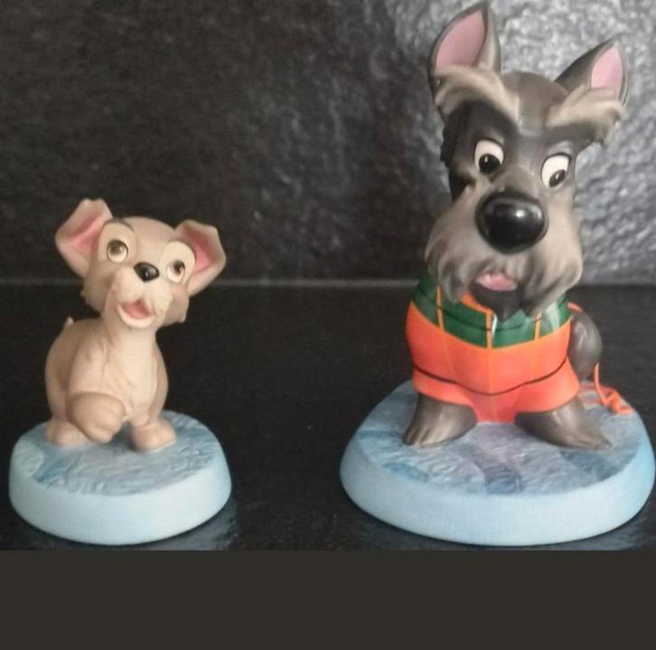 Wdcc Jock and Scamp uit de lady and Tramp serie, Verzamelen, Disney, Nieuw, Ophalen of Verzenden