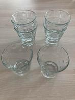 Set 6 drink glazen - dik glas, Ophalen of Verzenden, Gebruikt