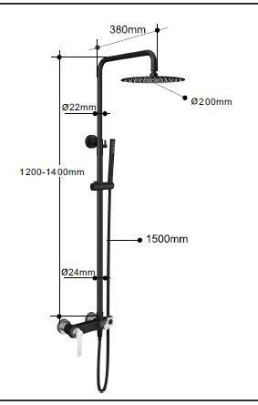 Colonne de douche complète Fly ALLIBERT, Bricolage & Construction, Sanitaire, Neuf, Douche, Inox, Enlèvement