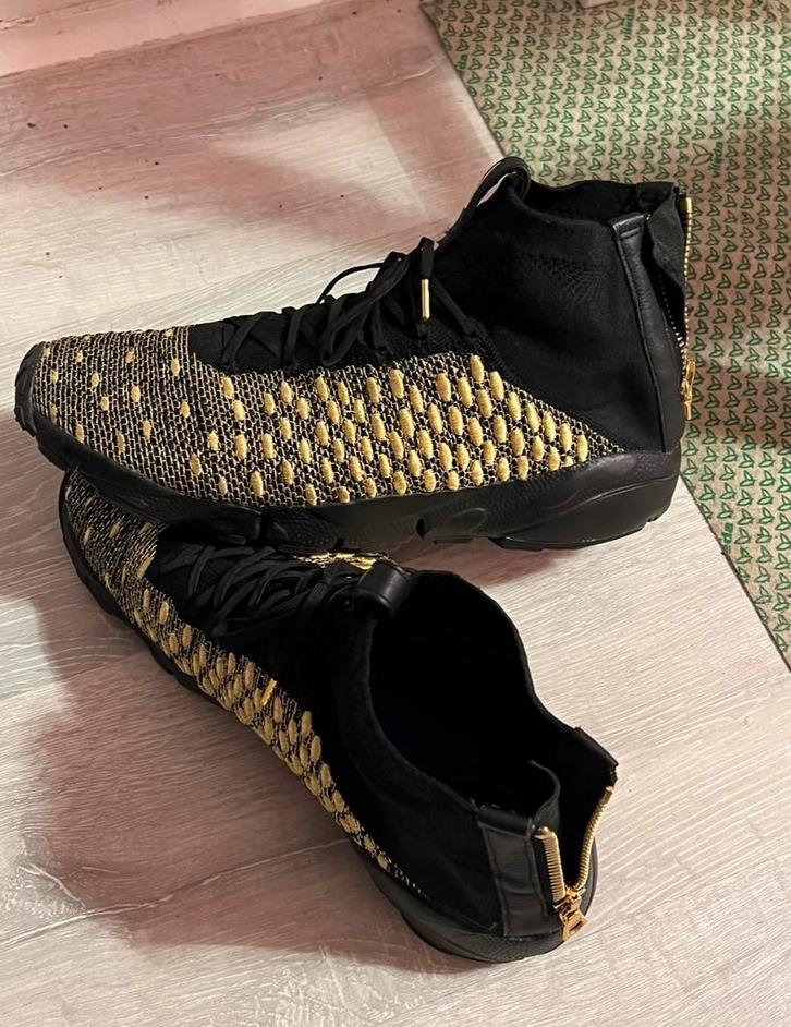 Nike Olivier Rousteing Balmain 2016 maat 44,5, Kleding | Heren, Schoenen, Zo goed als nieuw, Sneakers, Zwart, Ophalen