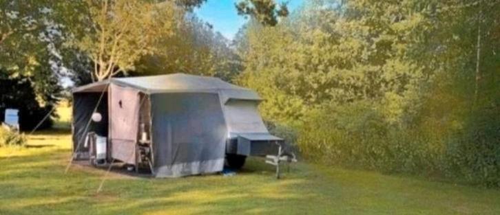 Snel opzetter plooicaravan Combi Camp met harde kofferdeksel, Caravans en Kamperen, Vouwwagens, Ophalen