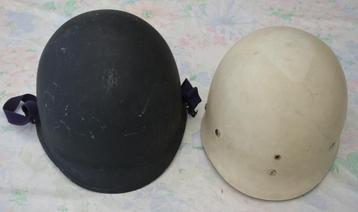 Helm, Belgische Politie of Rijkswacht, compleet beschikbaar voor biedingen