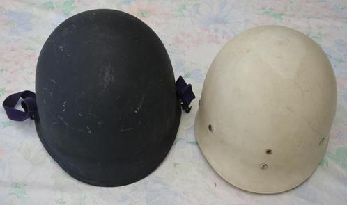 Helm, Belgische Politie of Rijkswacht, compleet, Verzamelen, Militaria | Algemeen, Rijkswacht, Helm of Baret, Ophalen of Verzenden