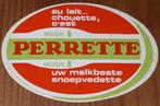 Vintage sticker Perrette Meurisse Chocolade retro, Comme neuf, Enlèvement ou Envoi, Marque